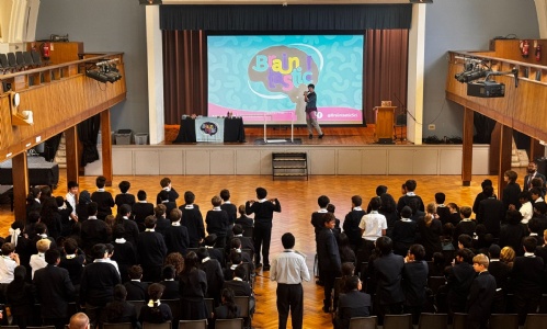 Picture of the workshop in the Great Hall